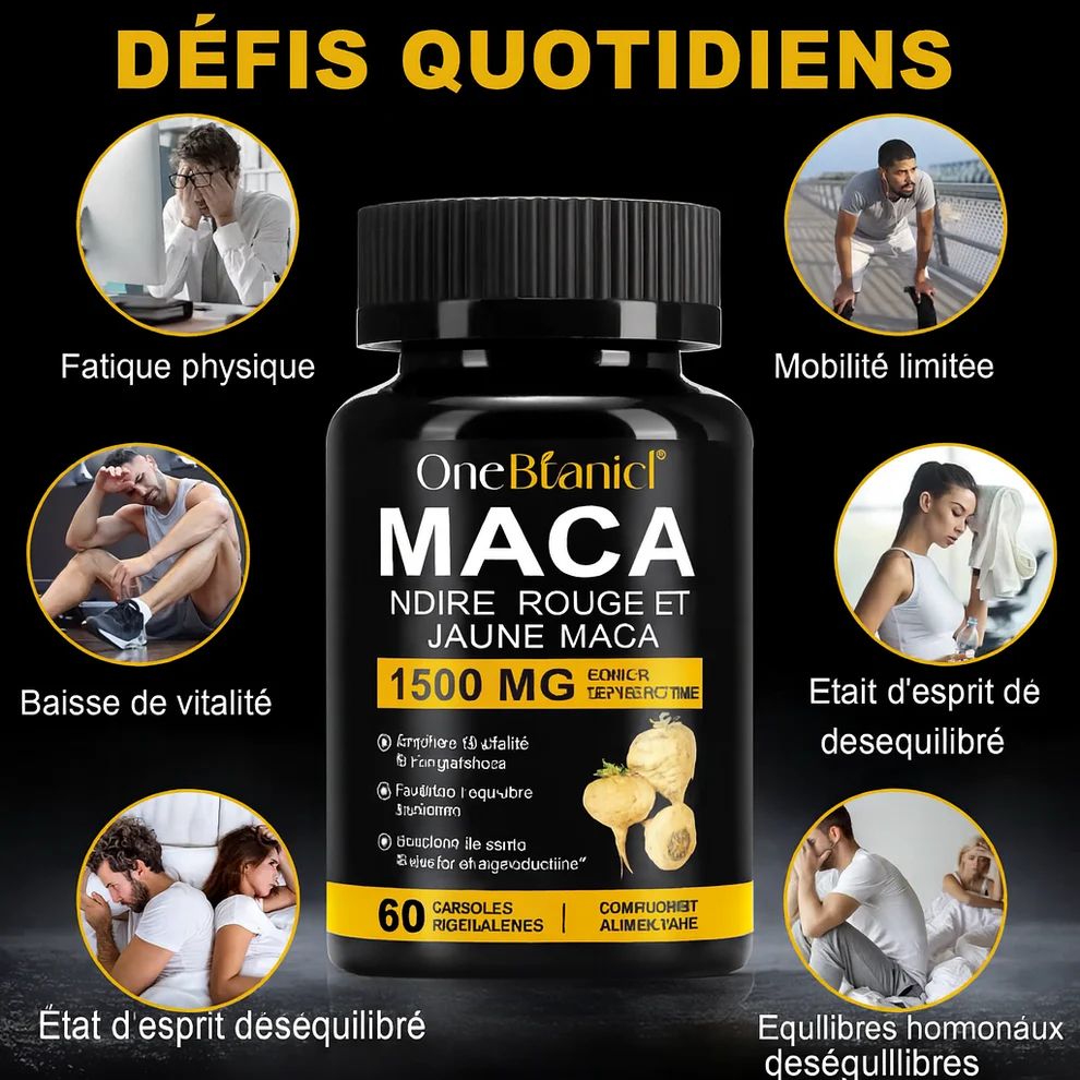 Maca Noire – Vitalité, Énergie et Équilibre Naturel