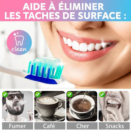 Dentifrice Éclat Suprême – Dents plus blanches, haleine fraîche et gencives renforcées