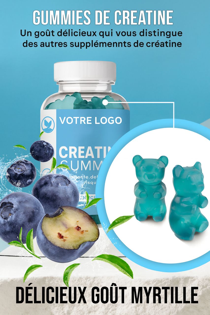 Gummo Nutrition – Gummies de Créatine 4000mg